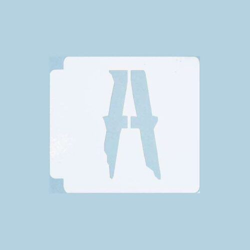 Spiderman Font Uppercase 783-A737 Stencils (2)