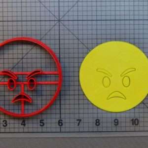Angry Emoji 266-B238 Cookie Cutter