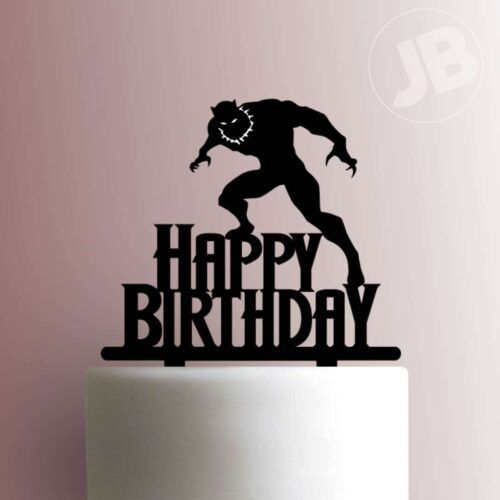 Black Panther Happy Birthday 225-702 Cake Topper