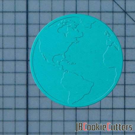 Earth 227-204 Cookie Cutter and Stamp