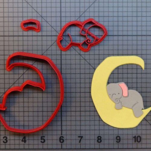 Elephant Moon 266-B312 Cookie Cutter Set