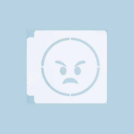 Emoji - Angry 783-A796 Stencil