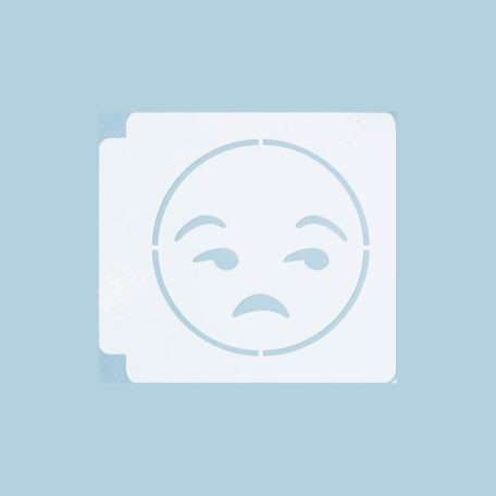 Emoji - Annoyed 783-A789 Stencil