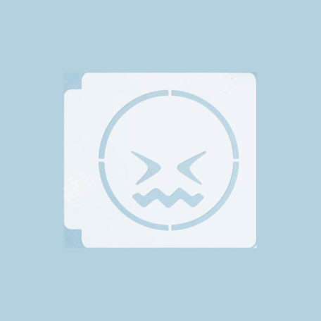 Emoji - Confounded 783-A793 Stencil
