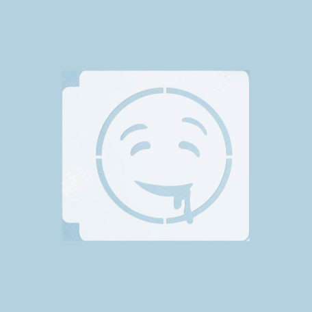 Emoji - Drooling 783-A801 Stencil
