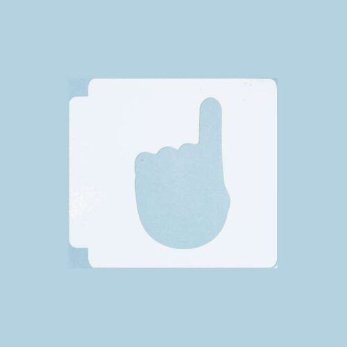 Emoji - Index Finger Pointing Up 783-A835 Stencil