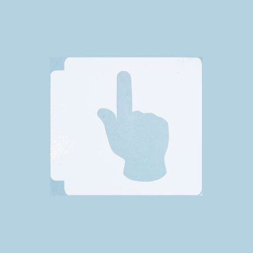 Emoji - Index Finger Pointing Up 783-A836 Stencil