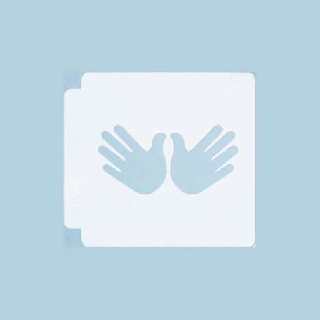 Emoji - Open Hands 783-A849 Stencil
