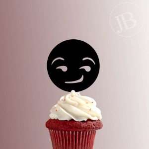 Emoji - Smirking 228-138 Cupcake Topper