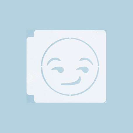 Emoji - Smirking 783-A788 Stencil