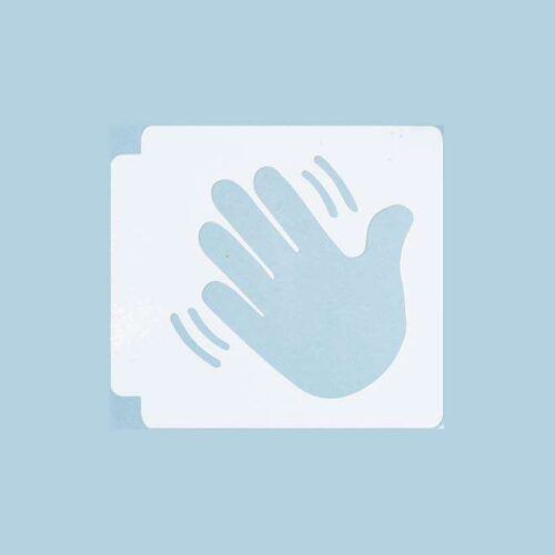 Emoji - Waving 783-A842 Stencil