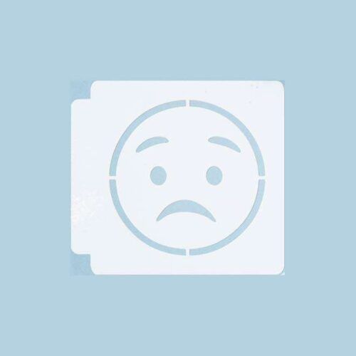 Emoji - Worried 783-A794 Stencil