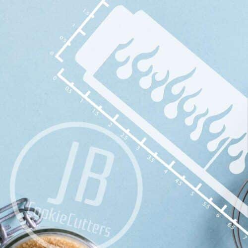 Flames 783-A876 Stencil Strip