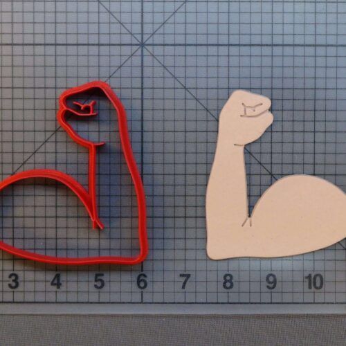 Flexing Emoji 266-B317 Cookie Cutter