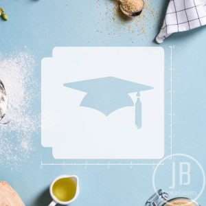 Graduation Hat 783-A992 Stencil