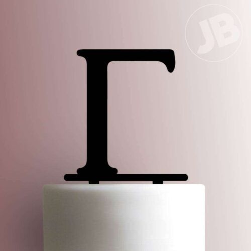 Greek Alphabet Gamma 225-606 Cake Topper