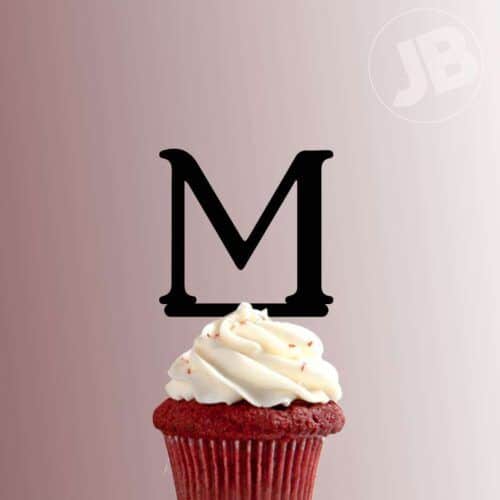 Greek Alphabet Mu 228-071 Cupcake Topper