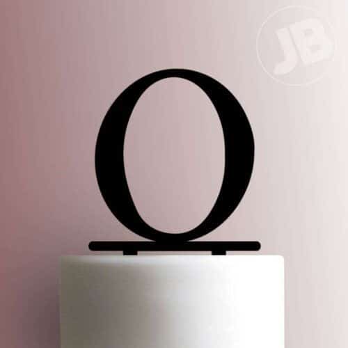 Greek Alphabet Omicron 225-613 Cake Topper