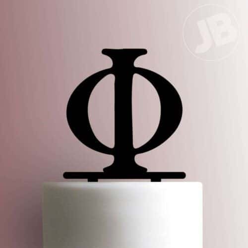 Greek Alphabet Phi 225-614 Cake Topper
