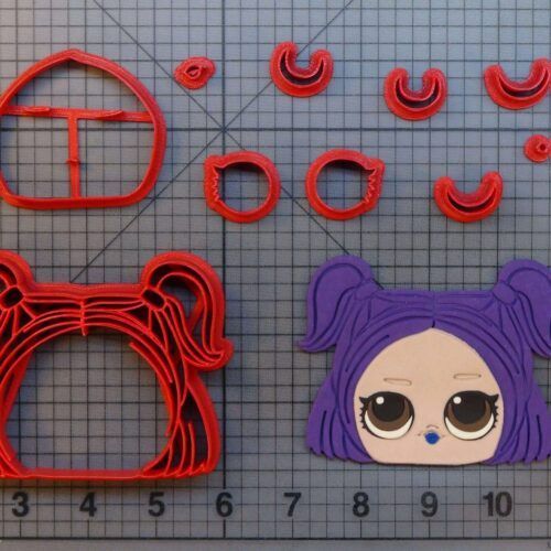 LOL Surprise Dolls - Dusk 266-B323 Cookie Cutter Set