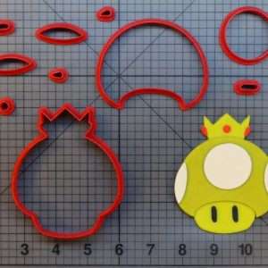 Mario Kart - Golden Dash Mushroom 266-B209 Cookie Cutter Set