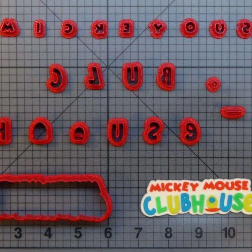 Mickey Mouse Clubhouse Logo 266-B303 Cookie Cutter Set