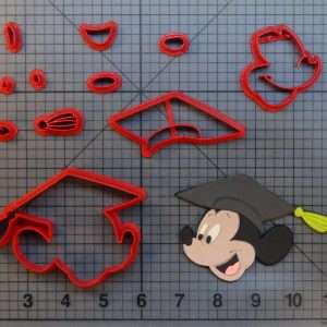Mickey Mouse Graduation 266-B270 Cookie Cutter Set