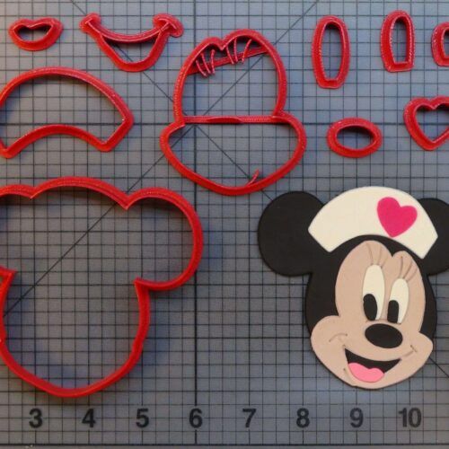 Minnie Mouse Nurse 266-B294 Cookie Cutter Set