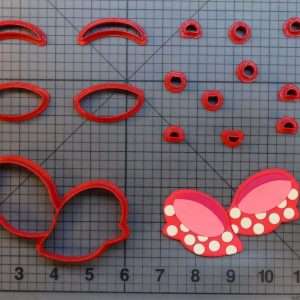 Minnie Mouse Shoes 266-B288 Cookie Cutter Set