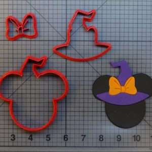 Minnie Mouse Witch 266-B273 Cookie Cutter Set