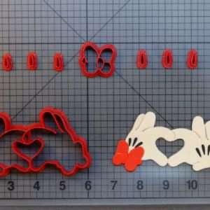 Minnie and Mickey Hands 266-B262 Cookie Cutter Set