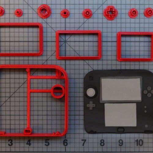 Nintendo 2DS 266-B327 Cookie Cutter Set