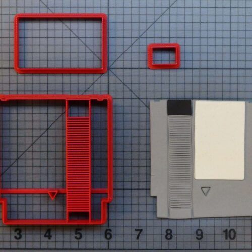 Nintendo Cartridge 266-B345 Cookie Cutter Set