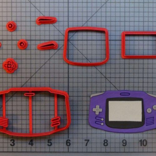 Nintendo GameBoy Advance 266-B328 Cookie Cutter Set