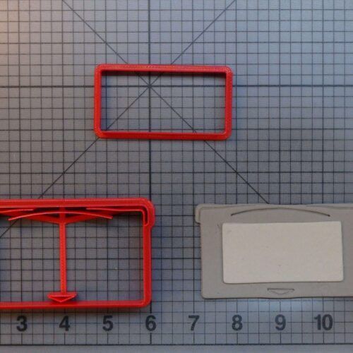Nintendo GameBoy Advance Cartridge 266-B332 Cookie Cutter Set