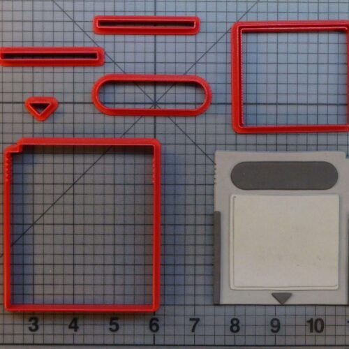 Nintendo GameBoy Cartridge 266-B331 Cookie Cutter Set