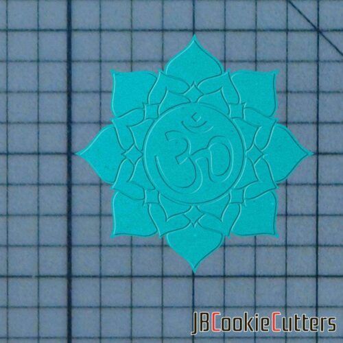 Ohm Lotus 227-247 Cookie Cutter and Stamp