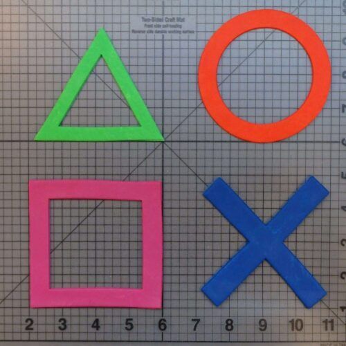 PS4 Symbols Set 266-B177 Cookie Cutter Set