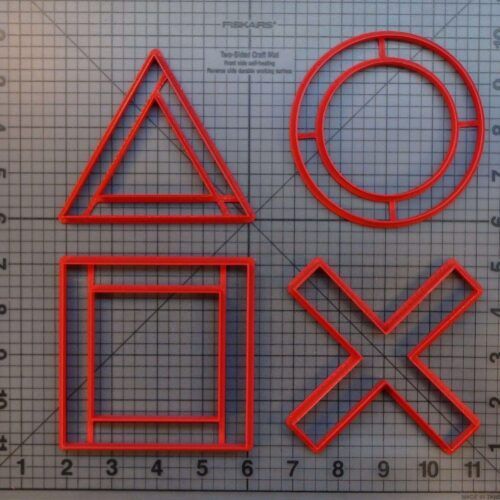 PS4 Symbols Set 266-B177 Cookie Cutter Set