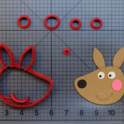 Peppa Pig - Kylie Kangaroo 266-B225 Cookie Cutter Set