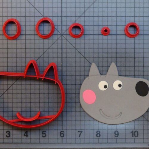 Peppa Pig - Wendy Wolf 266-B235 Cookie Cutter Set