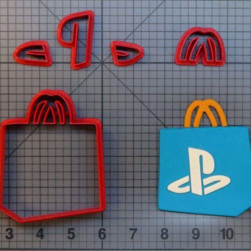 PlayStation Store Logo 266-B311 Cookie Cutter Set
