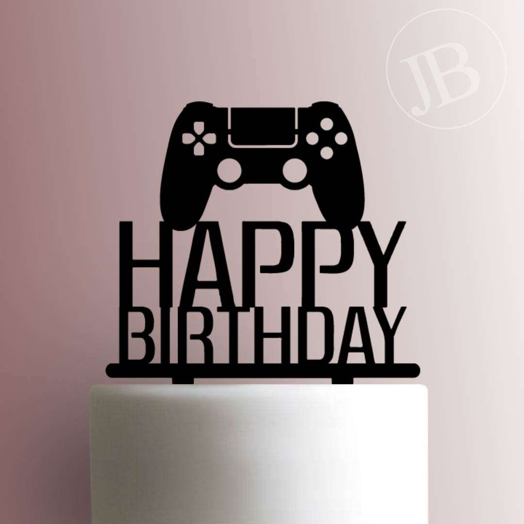 Playstation Happy Birthday 225 675 Cake Topper Jb Cookie Cutters
