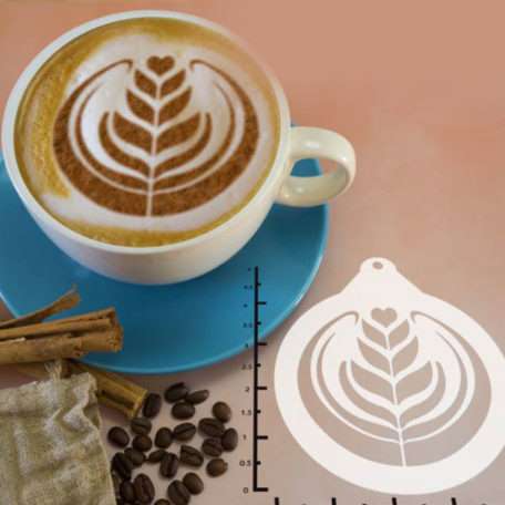 Rosetta 263-142 Latte Art Stencil