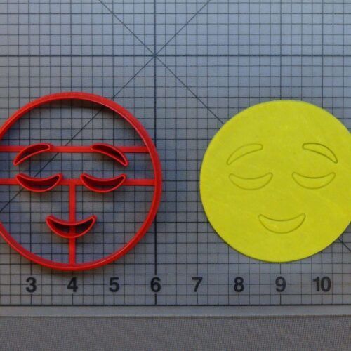 Satisfied Emoji 266-B139 Cookie CutterSatisfied Emoji 266-B139 Cookie Cutter