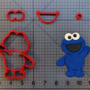 Sesame Street - Cookie Monster Baby 266-B122 Cookie Cutter Set