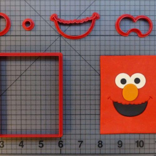 Sesame Street - Elmo Bar 266-B126 Cookie Cutter Set