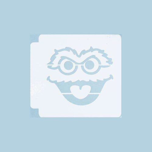 Sesame Street Oscar the Grouch Face 783-A861 Stencil