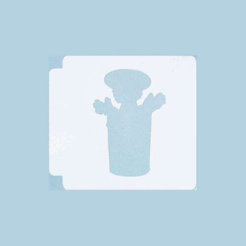 Sesame Street Oscar the Grouch Silhouette 783-A870 Stencil