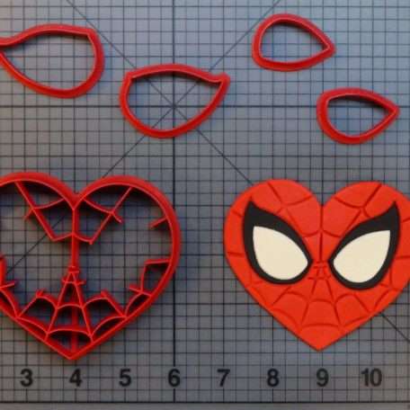 Spiderman Heart 266-B232 Cookie Cutter Set